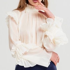 Elena Ruffle Blouse